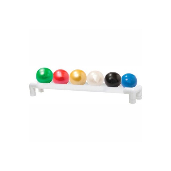 Thera-Band Soft Weights Ball with 1-Tier PVC Rack, 6 Color Set